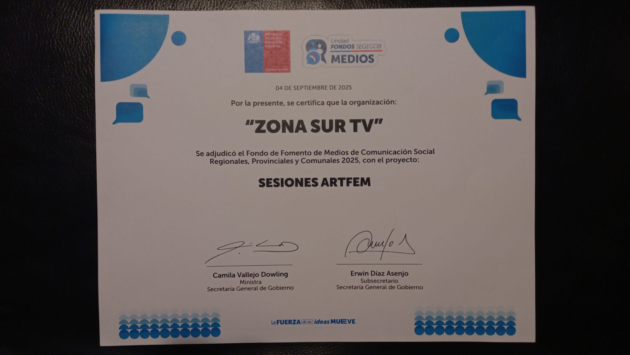 certificado